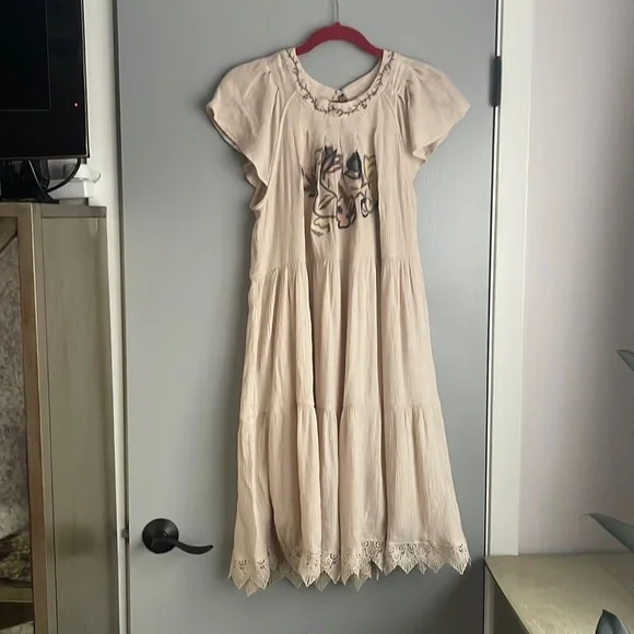 Moon River | Dresses | Moon River Embroidered Tiered Dress Size Mn |  Poshmark